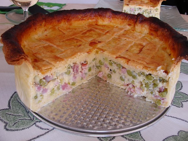 Les Papotages de Nana - La tourte aux petits pois