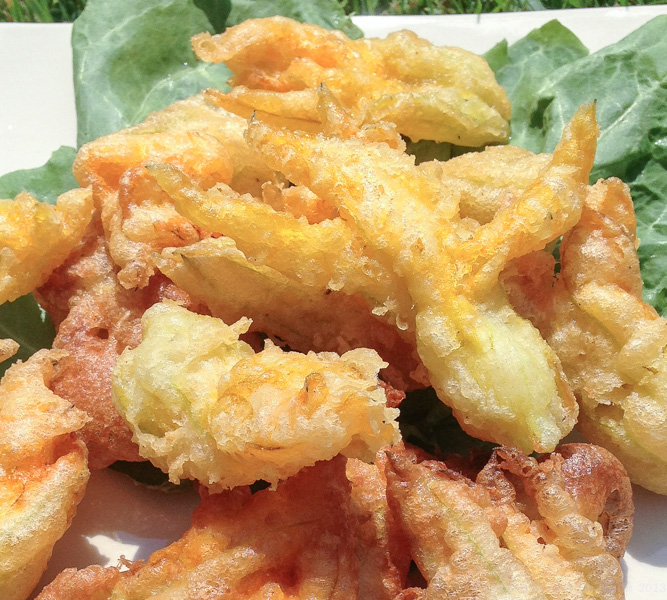 Les Papotages de Nana - Beignets de fleurs de courgettes