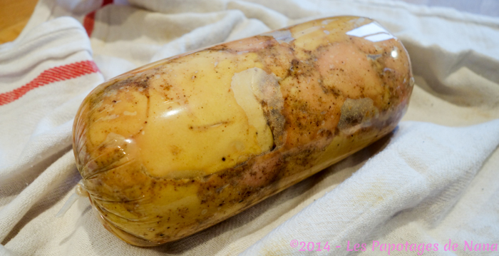 Les Papotages de Nana - Foie gras au torchon