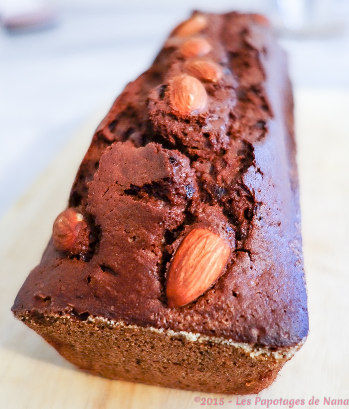 Les Papotages de Nana - Gateau chocolat, café, amandes