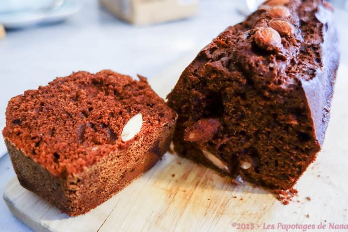 Les Papotages de Nana - Gateau chocolat, café, amandes