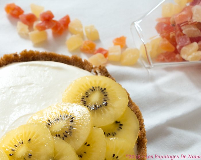 Les Papotages De Nana - Cheesecake kiwi