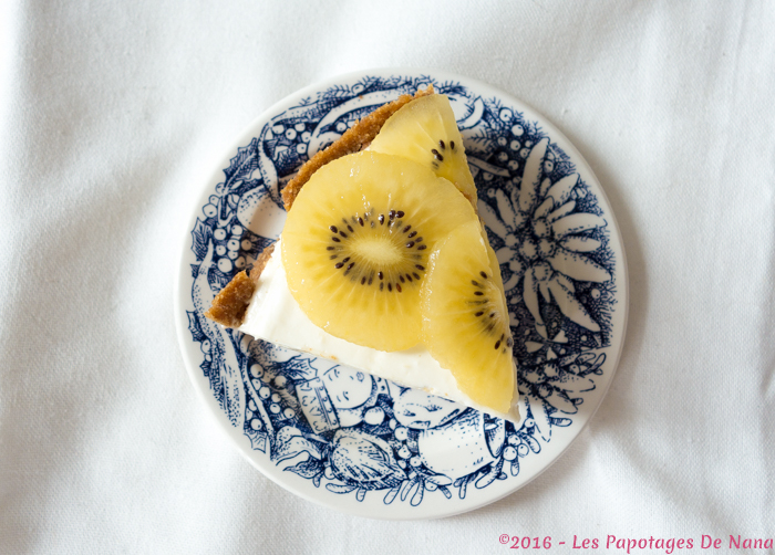 Les Papotages De Nana - Cheesecake kiwi