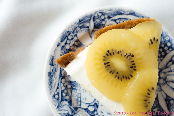 Les Papotages De Nana - Cheesecake kiwi
