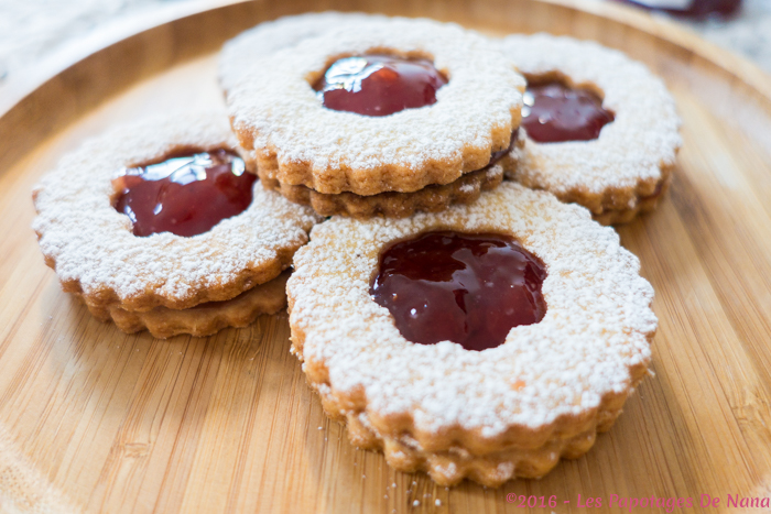 Les Papotages De Nana - Sablés lunettes à la confiture