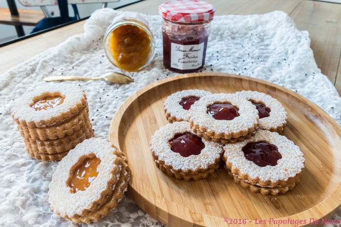 Les Papotages De Nana - Sablés lunettes à la confiture