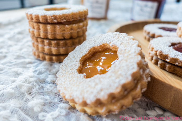 Les Papotages De Nana - Sablés lunettes à la confiture