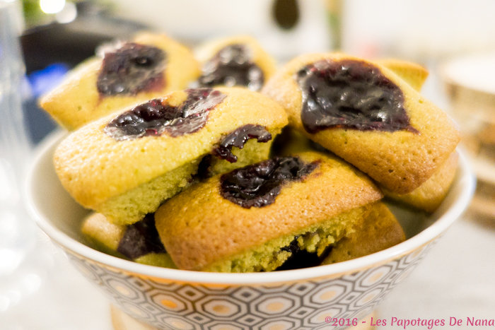 Les Papotages De Nana - Financiers matcha myrtilles