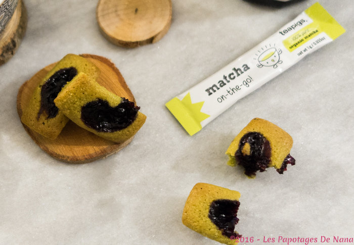 Les Papotages De Nana - Financiers matcha myrtilles