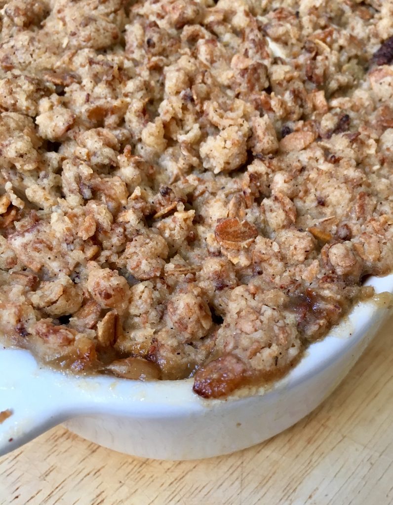 Les Papotages de Nana - Crumble poires