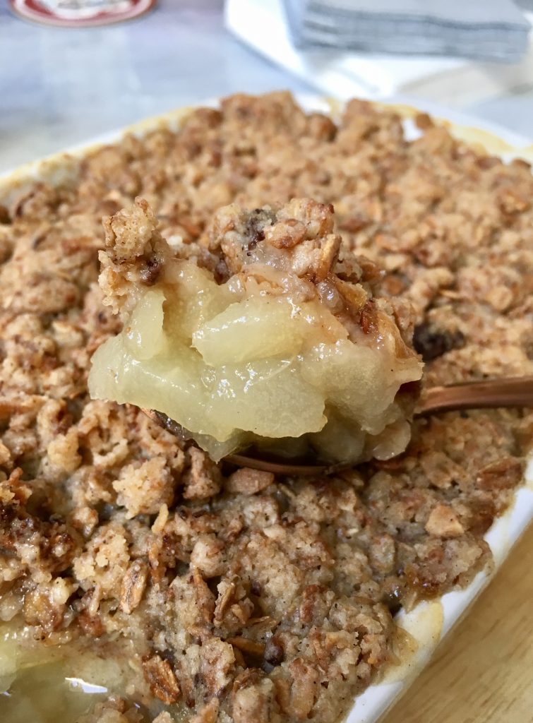 Les Papotages de Nana - Crumble poires