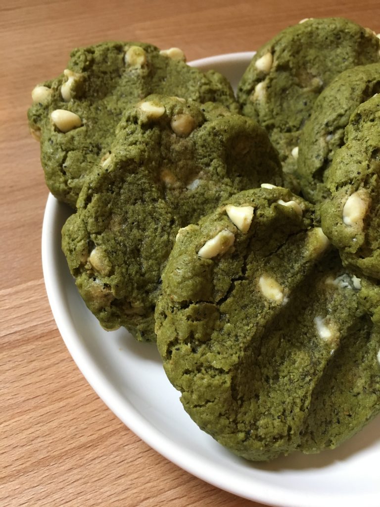 Les Papotages de Nana - Cookies matcha chocolat blanc