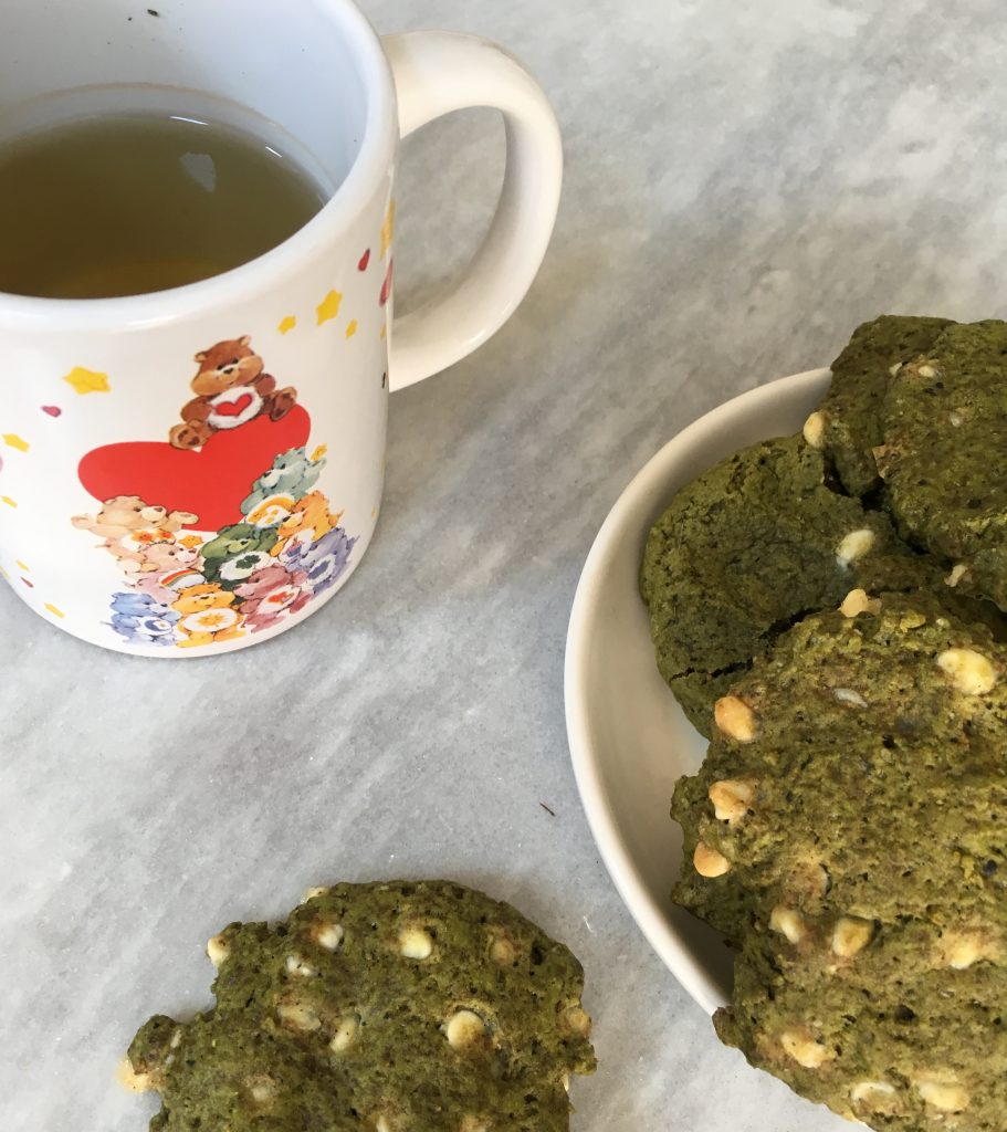 Les Papotages de Nana - Cookies matcha chocolat blanc