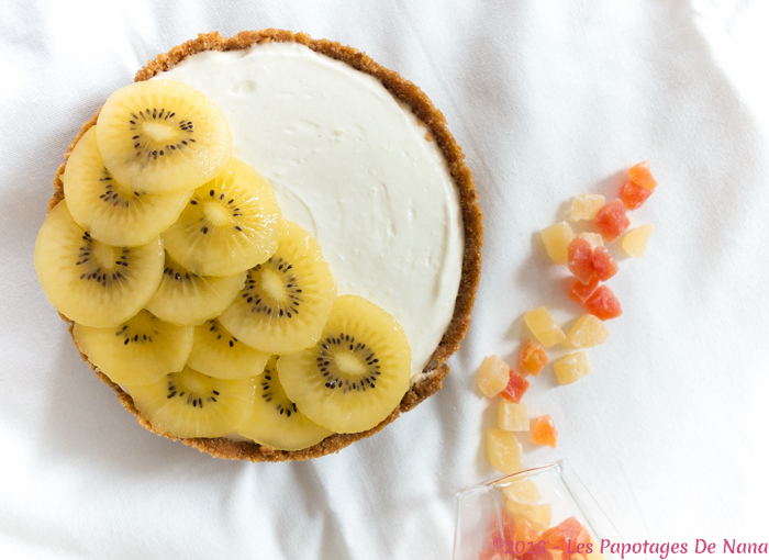 Les Papotages De Nana - Cheesecake kiwi