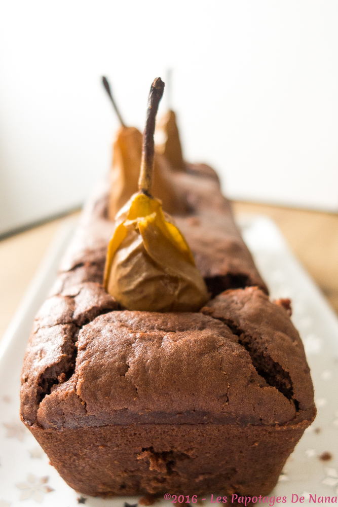 Les Papotages de Nana - Gâteau choco poires